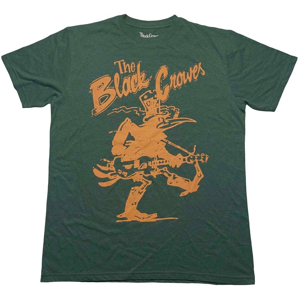 The Black Crowes - Crowe Guitar Mens Tshirt - Green